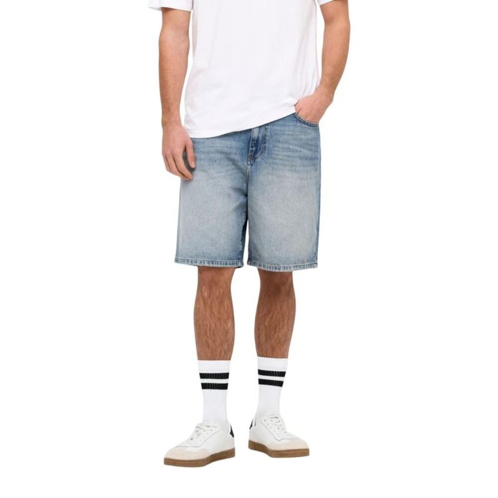 Only & Sons Light Blue Organic Cotton Bermuda Men's Shorts